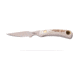 Knives of Alaska Muskrat / Cub Bear Combo Fixed Blade Knives, 2.25in / 2.75in, CPM-S30V Stainless Steel, Round Point/Caping Blade, Stag, Brown And White Sculpted Bone Handle, 00103FG
