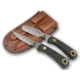 Knives of Alaska Muskrat/Cub Bear Knives Combo, Suregrip Handle, Black 00095FG