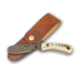 Knives of Alaska Muskrat D2 Fixed Blade Knife, Stag Handle, Natural 00091FG