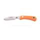 Knives of Alaska Muskrat / Cub Bear Combo Fixed Blade Knives, 2.25in / 2.75in, CPM-S30V Stainless Steel, Round Point/Caping Blade, Santoprene, Orange Handle, 00104FG