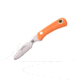 Knives of Alaska Muskrat / Cub Bear Combo Fixed Blade Knives, 2.25in / 2.75in, CPM-S30V Stainless Steel, Round Point/Caping Blade, Santoprene, Orange Handle, 00104FG