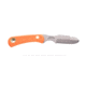 Knives of Alaska Muskrat Fixed Blade Knife, 2.25in, Magnacut Stainless Steel, Round Tip Blade, Suregrip, Orange, 00055FG