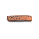 Knives of Alaska Onyx Auto Automatic Folding Knife, 2.6in, CPM MagnaCut Stainless Steel, Drop Point Blade, G10, Orange/Black Handle, 00955FG
