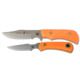 Open Box, Dealer Demo, Knives of Alaska Trekker Pronghorn/Cub Combo ORANGE, Hunters Orange, 00200FG