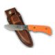 Knives of Alaska Trekker Series Elk Hunter D2 Knife, Suregrip Handle, Hunters Orange 00177FG