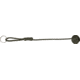 Knotty Boys 10.75 in. Monkey Fist Keychain, OD Green KYM0202