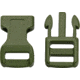 Knotty Boys Hard Plastic Buckle- 100-Piece, OD Green, 1 1/2in. x 3/4in. KYCPOD
