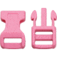 Knotty Boys Hard Plastic Buckle- 100-Piece, Pink, 1 1/2in. x 3/4in. KYCPP