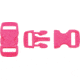 Knotty Boys Hard Plastic Buckle-50 Piece, Neon Pink, 3/8in. KYBZ05NP