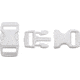Knotty Boys Hard Plastic Buckle-50 Piece, White, 3/8in. KYBZ05W