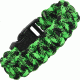 Knotty Boys Zombie Survival Bracelet, Neon Green-Black, Medium KY360