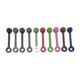 KNS Precision AR15/M16 Gen 2 MOD 2 Non-Rotate Trigger/Hammer Pins .1555 Diameter-Black, NRTHPMOD2-1555-Black