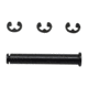 KNS Precision Bolt Catch Retaining Pin for the AR15/M16 w/3 C-Clip Retainers, Black Bolt Catch Retaining Pin