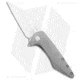 Koenig Mini Goblin Folding Knife, 3.125in, Bohler M390 Stainless Steel, Wharncliffe Blade, Titanium, Gray Handle, Stonewash, Gray/Gray, 5.125 inch, BHQ-102777