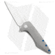Koenig Mini Goblin Folding Knife, 3.125in, Bohler M390 Stainless Steel, Wharncliffe Blade, Titanium, Gray Handle, Bead Blast, Gray/Gray, 5.125 inch, BHQ-102783