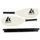 Kokopelli Packraft Alpine Lake Paddle w/ Paddle Carry Bag, 4-Piece Breakdown, 220 CM, White, 23-20901-09