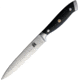 Komoran Utility Knife, 5 Damascus steel blade, Black micarta handle, KO031 H0101