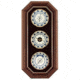 Konus Wooden Thermometer Barometer and Hygrometer Triple Wall Meteo Set Station - Blue 6379