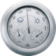 Konus Weather Instrument Metal Weather Station Thermometer Barometer Hygrometer