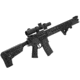Krytac / KRISS USA War Sport Licensed LVOA-C M4 Carbine Airsoft AEG Rifle, Black, Large, KTAEG-LVOAC-BK01