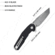 Kubey Carve Nest Linerlock Black