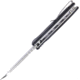Kubey Creon Folding Knife, 4in Closed, 2.88in Bead Blast AUS-10A Stainless Steel Blade, Black G10 Handle, KU336E