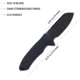 Kubey Creon Button Lock Blk/Blue