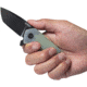 Kubey EDC Linerlock Black Jade G10