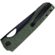 Kubey Elang. Green Micarta. BLK