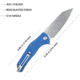Kubey Flash Linerlock Blue KUB158H