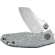 Kubey Monsterdog Linerlock Damascus