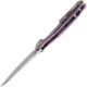 Kubey Nova Purple Folding Knife, 4.88in Closed, 3.63in Bead Blast 14C28N Sandvik SS Blade, Purple Anodized Titanium Handle, KB235D