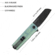 Kubey Sailor Linerlock Jade
