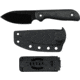 Kunwu Knives Stiffy P Fixed Blade DLC Black, KUNF705BK3