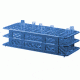 Labnet Blue Tube Rack,Polyproplyene,40x20mm Diameter Holes,fits in Mini Wather Bath,Pk/5 K566-04