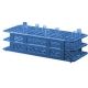 Labnet Blue Tube Rack,Polyproplyene,40x20mm Diameter Holes,fits in Mini Wather Bath,Pk/5 K566-04