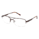 LAmy C By 618 Progressive Prescription Eyeglasses - Frame BROWN, Size 55/18mm CYCBL61802