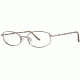 LAmy C by L'Amy 502 Single Vision Prescription Eyeglasses - Frame Brown, Size 50/17mm CYCBL50201