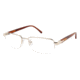 LAmy C by L'AMY 615 Bifocal Prescription Eyeglasses - Frame SHINY GOLD, Size 55/18mm CYCBL61504