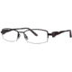 LAmy Galea 2010 Progressive Prescription Eyeglasses - Frame Black/Purple, Size 51/16mm LYGALEA201005