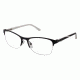 LAmy Lydie Bifocal Prescription Eyeglasses - Frame MATTE BLACK, Size 50/16mm LYLYDIE01
