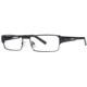 LAmy Marcel Single Vision Prescription Eyeglasses - Frame MatteBlack, Size 54/16mm LYMARCEL01