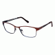 LAmy Monique Single Vision Prescription Eyeglasses - Frame BROWN/ BLUE, Size 51/16mm LYMONIQUE02