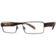 LAmy Panama 1013 Single Vision Prescription Eyeglasses - Frame Brown LYPANAMA101305