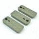 L5AWM Floor Plate Kit, 3 Floor Plates with drain hole, Foliage Green