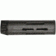 Lancer LCR5 Lightweight Carbon-Fiber Carbine Length Round Handguard For AR 5.56mm 7.2 Inches Black No Rail