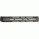 Lancer LCR5 Lightweight Carbon-Fiber Rifle Length Round Handguard For AR 5.56mm 12.5 Inches Black No Rail