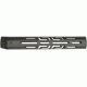 Lancer LCR5 Lightweight Carbon-Fiber Rifle Length Round Handguard With Premium Cooling Slots For AR 5.56mm 12.5 Inches Black No Rail