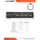 Lancer Systems LCH5 Gen2 Carbon Fiber Handguard, 7in, Slick Top, LCH5-G2-070-ST-BLK