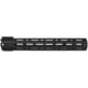 Lancer Systems LCH5 Gen2 Carbon Fiber Handguard, 13in, Slick Top, LCH5-G2-130-ST-BLK